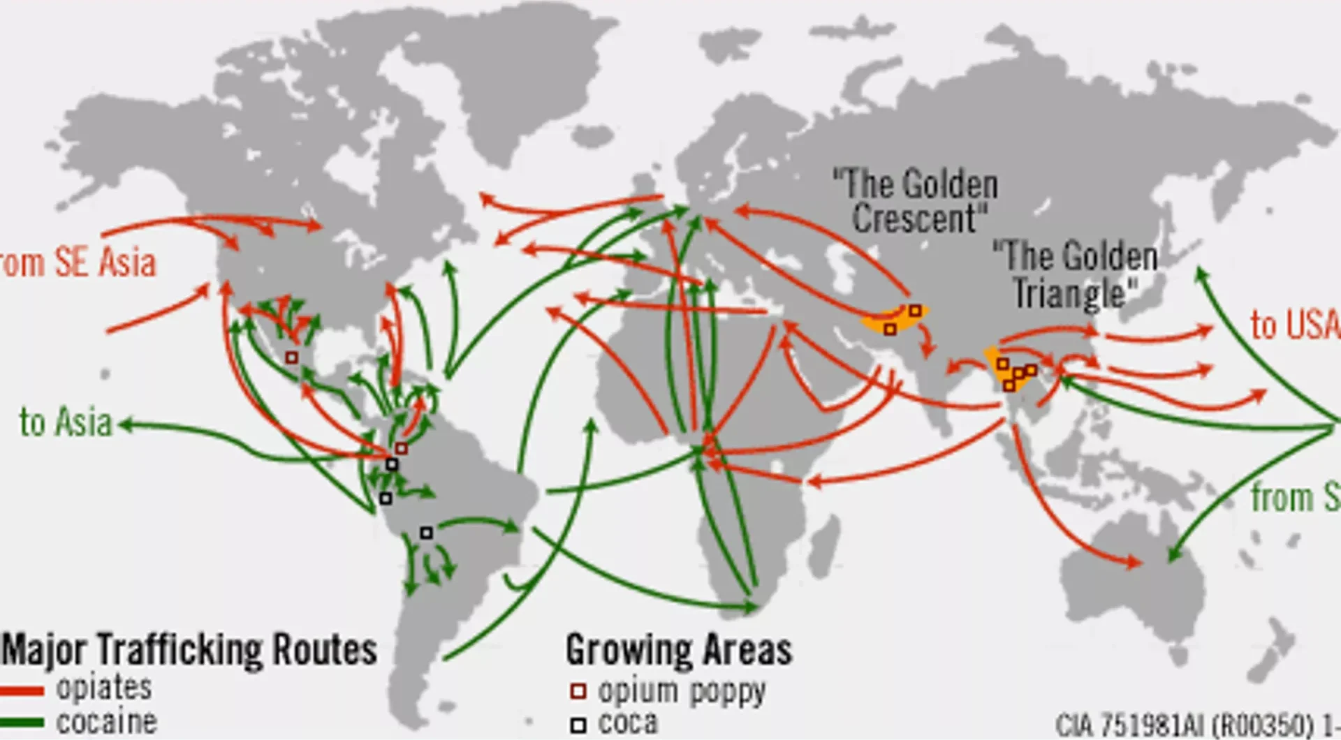 CIA Trafficking Routes