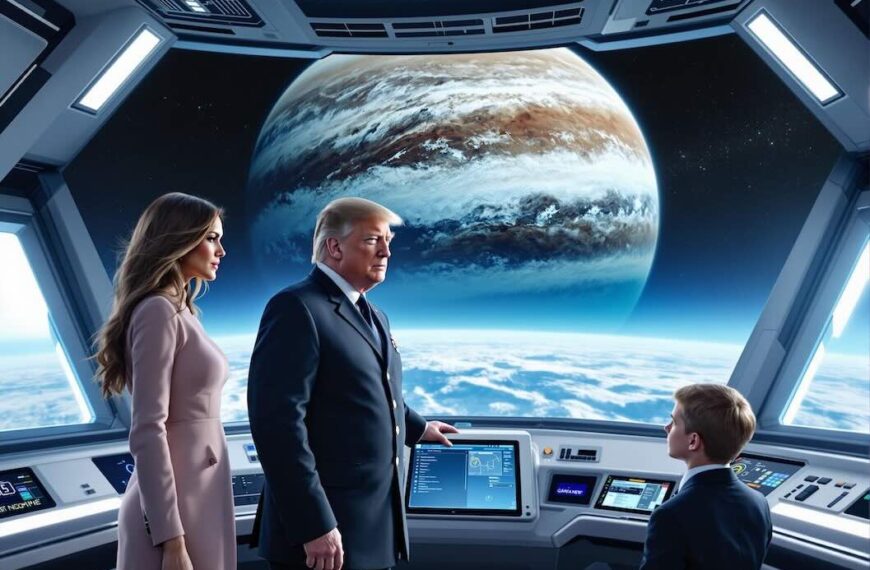 DJT above Ganymede