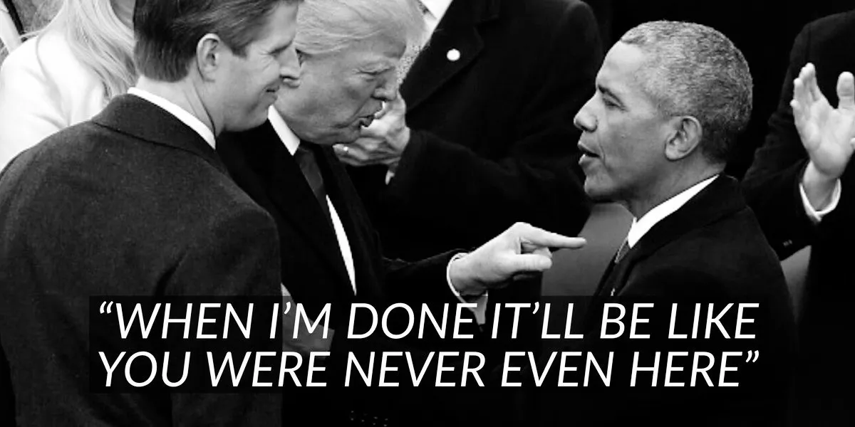 Trump Obama