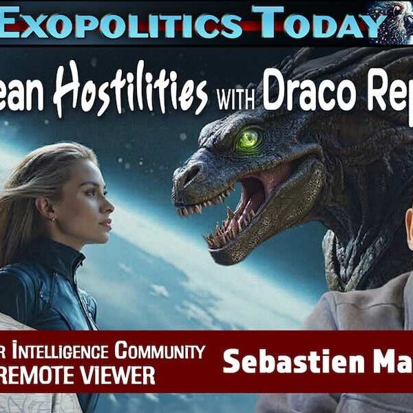 Sebastien Martin with Dr Michael Salla