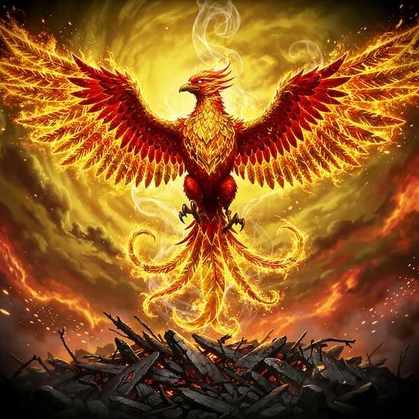 Phoenix Rising From The Ashes