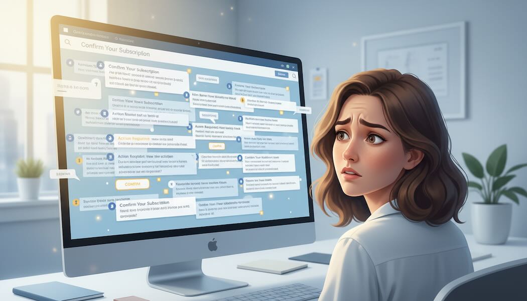 Unconfirmed Newsletter Subscriptions