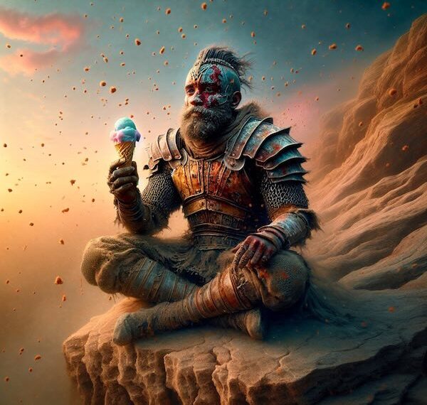 Warrior With Icecream
