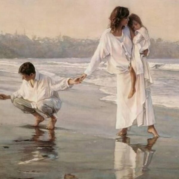 Family On The Beach